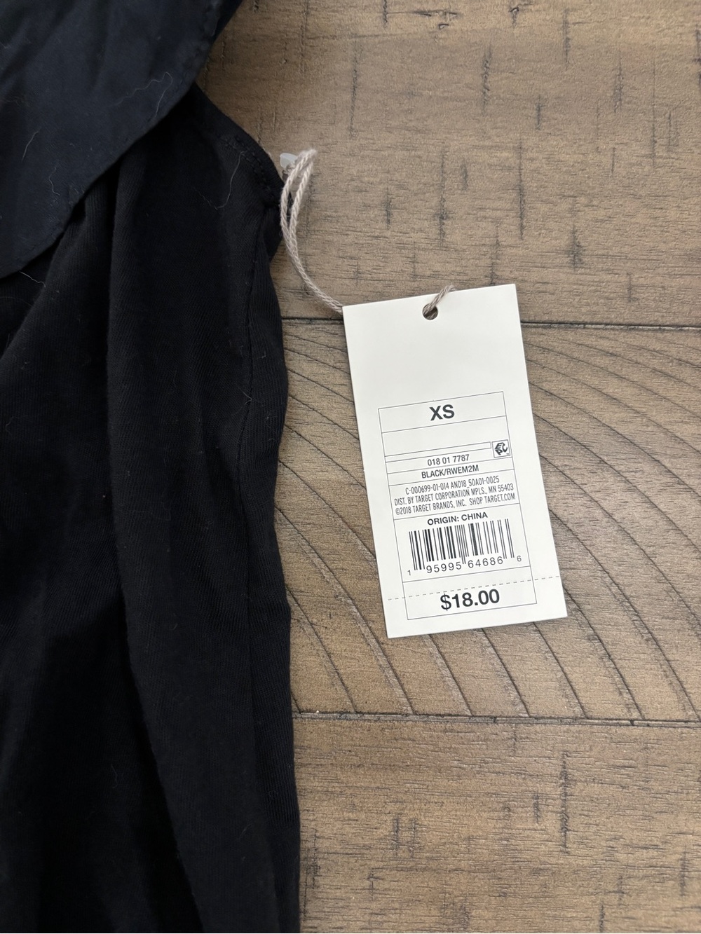Universal Thread Black One-Shoulder Ruffle Top - Picture 3 of 3